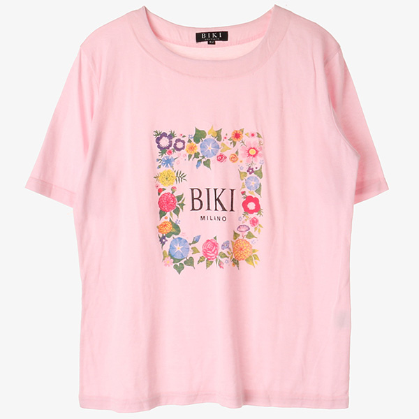 BIKI 비키 밀라노 코튼 티셔츠 / WOMEN M 빈티지원